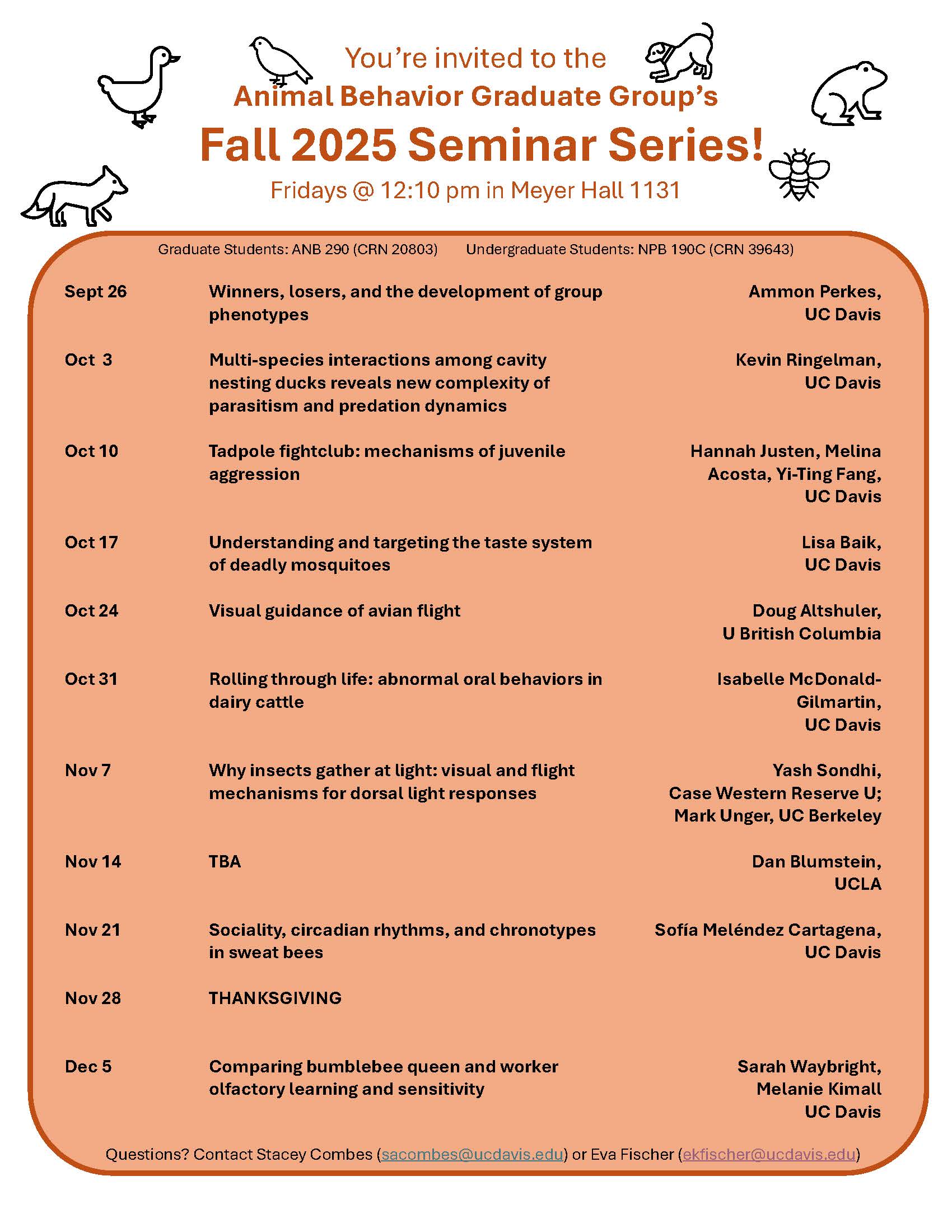 Fall 2025 Seminar Flyer 